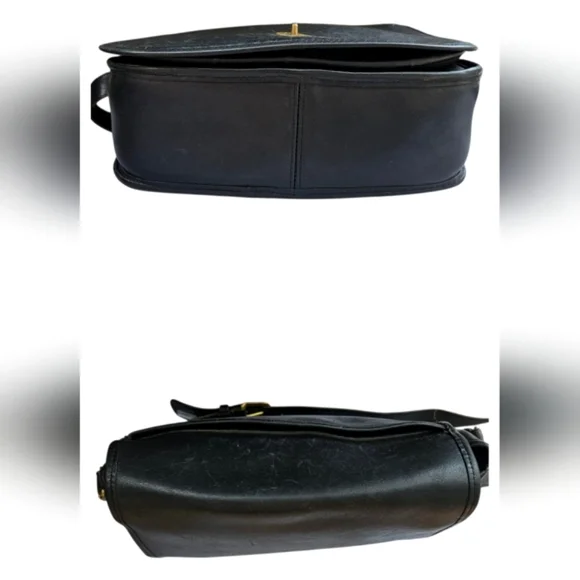 Vtg COACH | Ranch Bag | Black | Womens | Crossbody | 90s | Leather - Picture 6 of 16